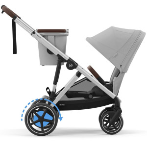  Poussette électrique eGazelle S "Stone Grey" Cybex