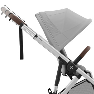  Poussette électrique eGazelle S "Stone Grey" Cybex