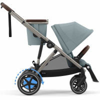  Poussette électrique eGazelle S "Stormy Blue" Cybex