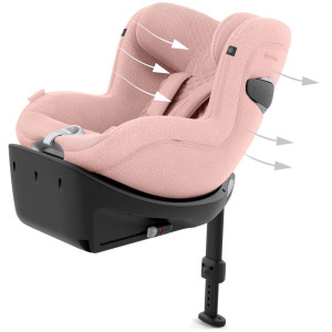 Siège Auto Sirona Ti (0-4 ans) Plus "Peach Pink" Cybex