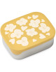 Boîte Lunchbox en inox et silicone Arthur "Flower Lemon yellow"