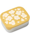 Boîte Lunchbox en inox et silicone Arthur "Flower Lemon yellow"