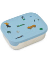 Boîte Lunchbox en inox et silicone Arthur "Fun Beach blue"
