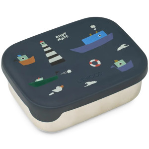 Boîte Lunchbox en inox et silicone Arthur "Sailing"