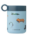Boîte repas Thermos en inox Kian "Fun Beach Blue" (350 ml) Liewood