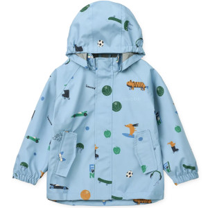 Ensemble enfant (Veste + Pantalon) imperméable Pedia "Fun Beach blue" Liewood