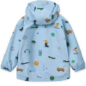 Ensemble enfant (Veste + Pantalon) imperméable Pedia "Fun Beach blue" Liewood