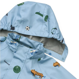 Ensemble enfant (Veste + Pantalon) imperméable Pedia "Fun Beach blue" Liewood