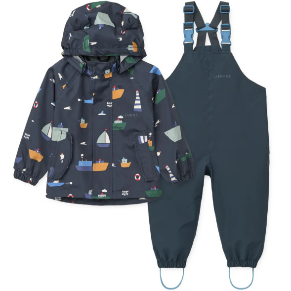 Ensemble imperméable (Veste + Salopette) Manu "Sailing"