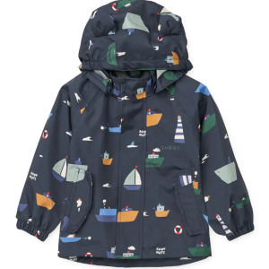 Ensemble imperméable enfant (Veste + Salopette) Manu "Sailing Classic navy" Liewood