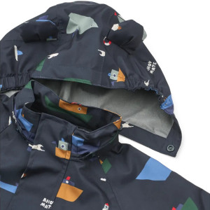 Ensemble imperméable enfant (Veste + Salopette) Manu "Sailing Classic navy" Liewood