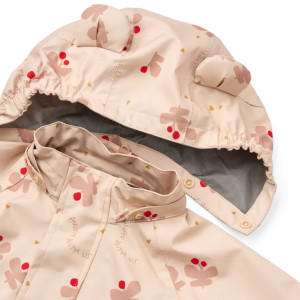 Ensemble imperméable enfant (Veste + Salopette) Manu "Butterfly Apple blossom" Liewood