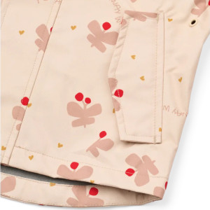 Ensemble imperméable enfant (Veste + Salopette) Manu "Butterfly Apple blossom" Liewood