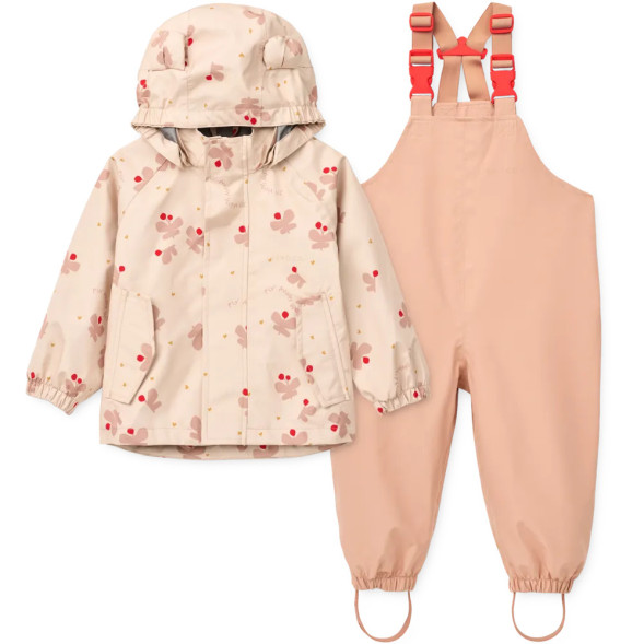Ensemble imperméable (Veste + Salopette) Manu "Butterfly"