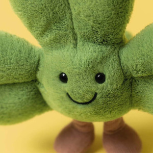 Peluche Amuseables Siofra Shamrock le Trèfle (15 cm) Jellycat