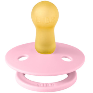Tétines symétriques en caoutchouc naturel (6-18 mois) "Moomin Parme Rose" Bibs