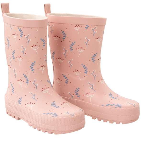 Bottes de pluie enfant en caoutchouc naturel "Mimosas"
