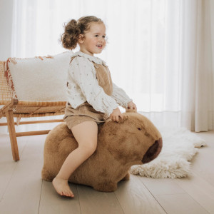Animal Sauteur en peluche "Capybara" (2-6 ans) Wild & Soft