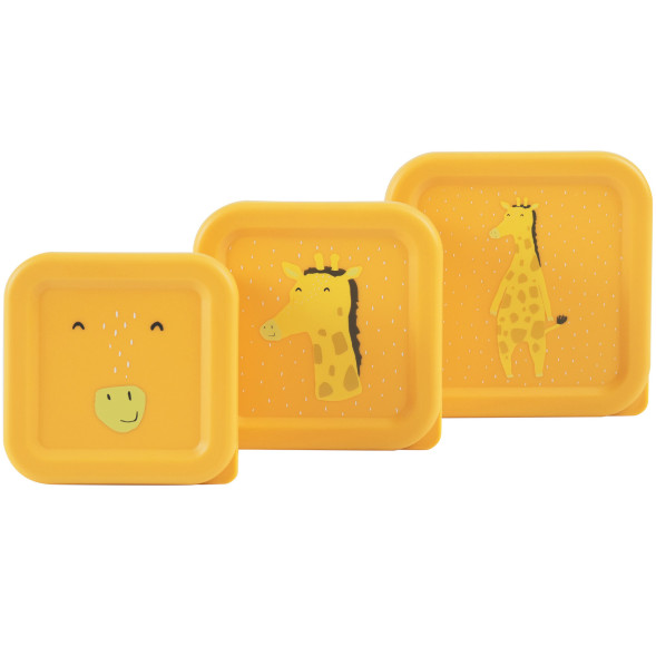 Boîtes à goûter "Mr Girafe" (x3)