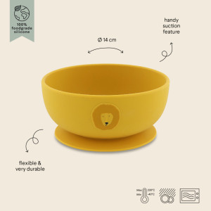 Bol en silicone avec ventouse "Mr Lion" Trixie