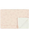 Couverture bébé en coton bio et polaire "Rosy Rabbit" (75 x 100 cm) Trixie