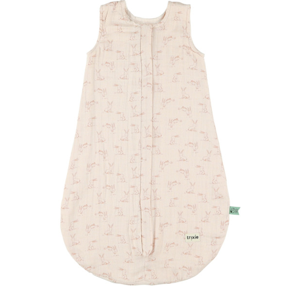 Turbulette été (0-12 mois) en mousseline de coton bio "Rosy Rabbit"  Trixie