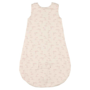 Turbulette été (0-12 mois) en mousseline de coton bio "Rosy Rabbit"  Trixie