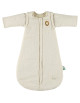 Turbulette mi-saison (0-12 mois) en coton bio "Bliss Beige Mr Lion"