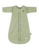 Turbulette mi-saison (0-12 mois) en coton bio "Bliss Sauge Mr Dino"