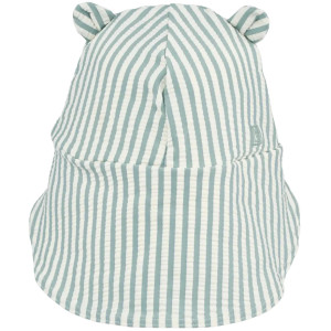 Chapeau saharienne bébé anti-UV Senia "Stripe Peppermint" Liewood