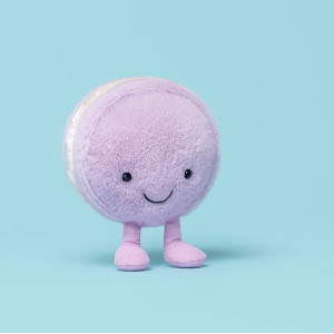 Peluche Amuseables May le Macaron (Lavender) Jellycat