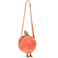 Sac à main en peluche Amuseables "Pêche"