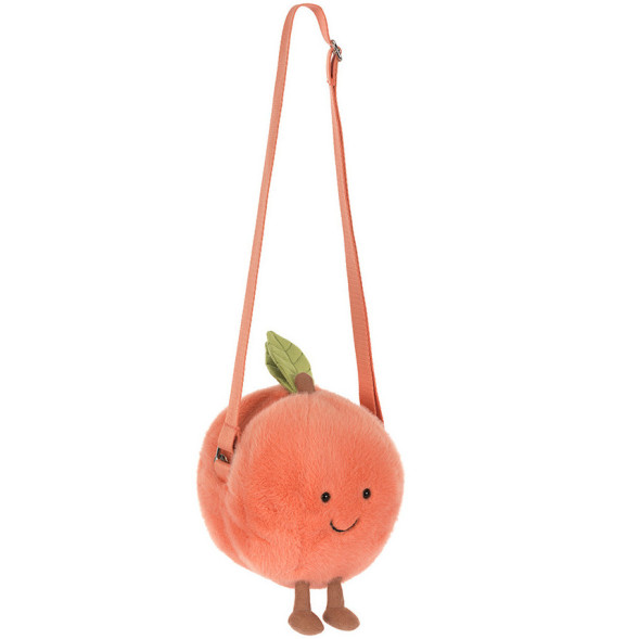 Sac à main en peluche Amuseables "Pêche"