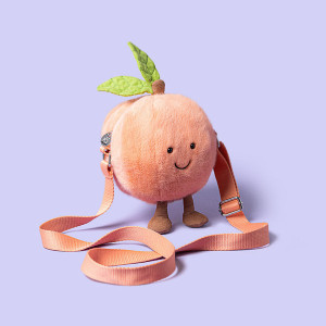 Sac à main en peluche Amuseables "Pêche" Jellycat