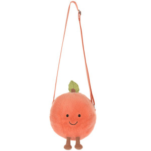 Sac à main en peluche Amuseables "Pêche" Jellycat