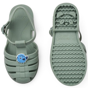 Sandales de plage enfant Bre "Puffer Peppermint" Liewood