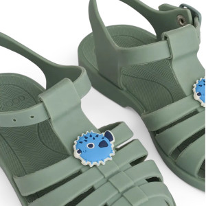 Sandales de plage enfant Bre "Puffer Peppermint" Liewood