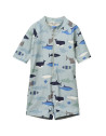 Combinaison Anti-UV bébé Max "Shark Dove Blue" Liewood