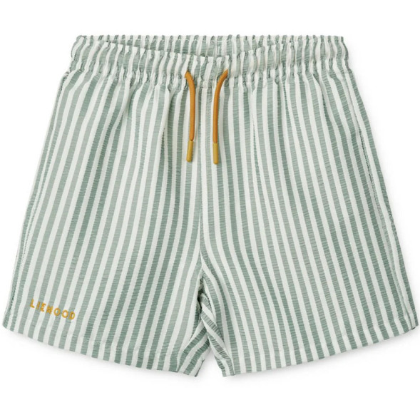 Short de bain garçon anti-UV Duke "Stripe Peppermint" Liewood
