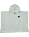 Poncho de plage enfant en coton bio Paco "Stripe Peppermint" LIewood