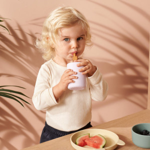 Pailles enfant en silicone Carlson "Pineapple" (x8) Liewood