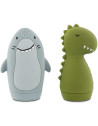 Jouets de bain arroseur Squeezy "Mr Shark & Mr Dino" Trixie