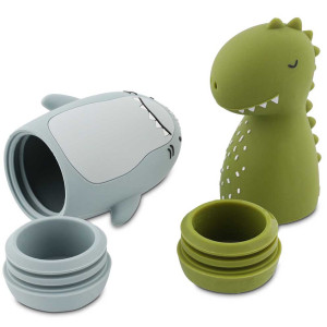 Jouets de bain arroseur Squeezy "Mr Shark & Mr Dino" Trixie