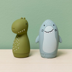 Jouets de bain arroseur Squeezy "Mr Shark & Mr Dino" Trixie