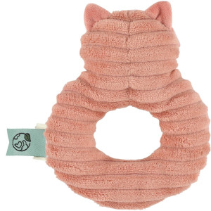 Hochet en coton bio "Mrs Chat" Trixie