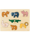 Puzzle bébé en bois "Animaux" (18 mois et +)