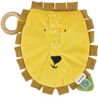 Livre bébé d'éveil sensoriel en coton bio "Mr Lion" (6 mois et +)