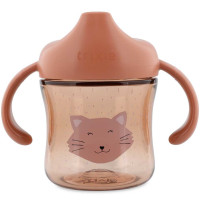 Tasse d'apprentissage en tritan Sippy "Mrs Chat"