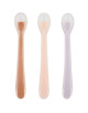Set de 3 cuillères bébé en silicone "Mrs Chat" (4 mois et +)