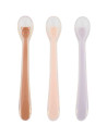 Set de 3 cuillères bébé en silicone "Mrs Chat" (4 mois et +)